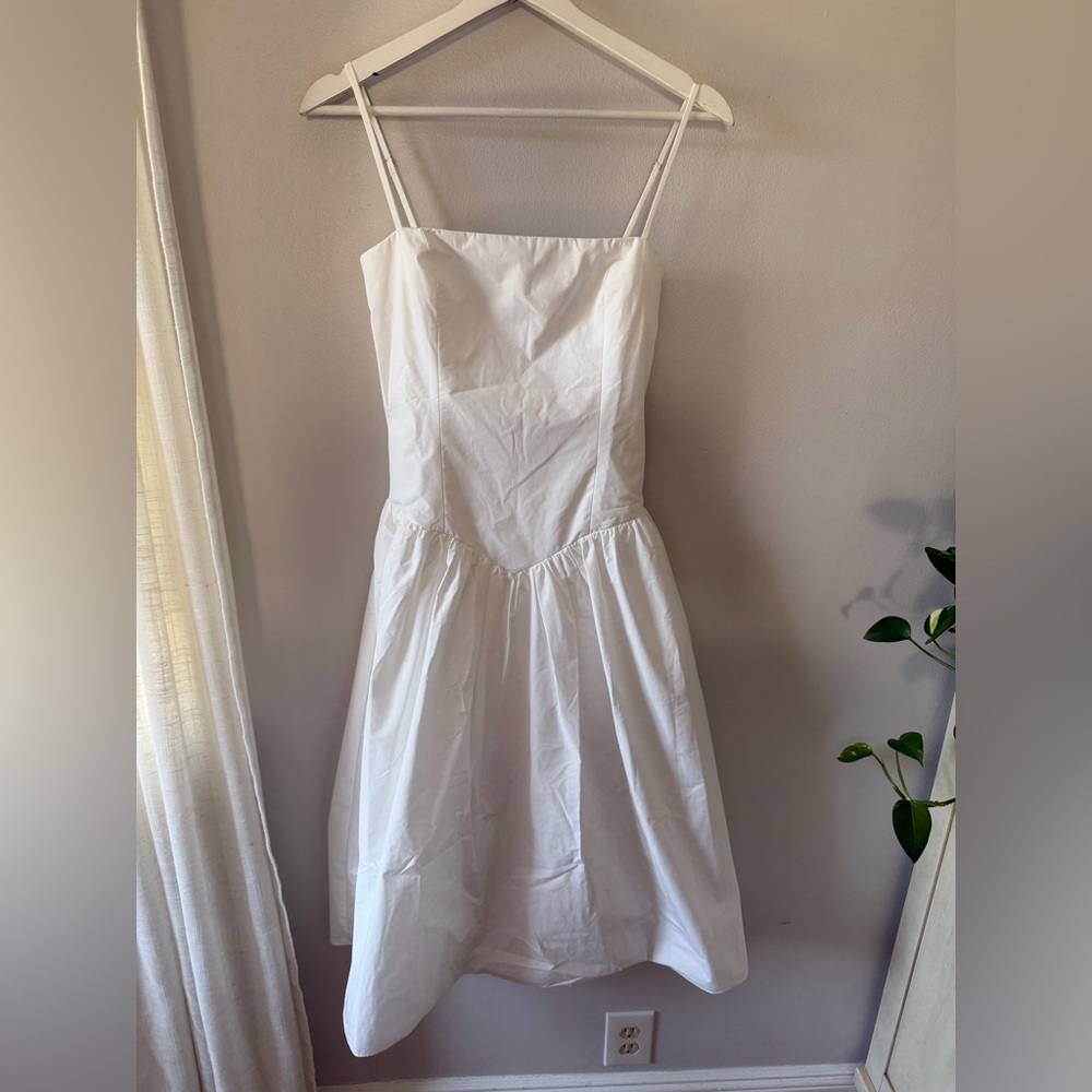 Amanda Uprichard Delora Dress in White - Picture 2 of 4